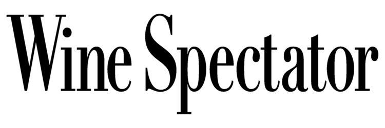 "Wine Spectator" in black on white background